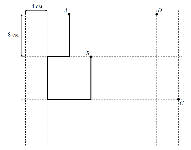 На рисунке дано поле расчерченное на квадраты со стороной 3